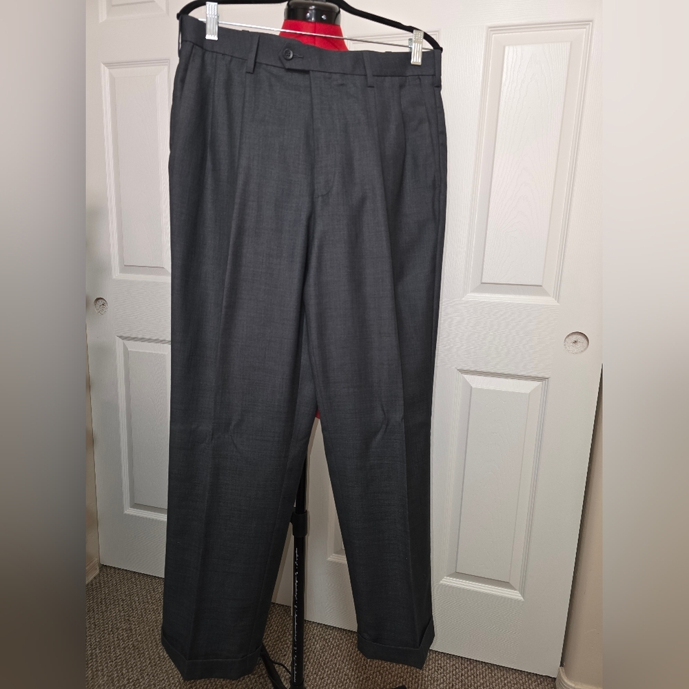 Savane Charcoal Men's Dress Pants